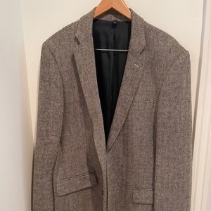 Brown chevron sports coat from JCrew.